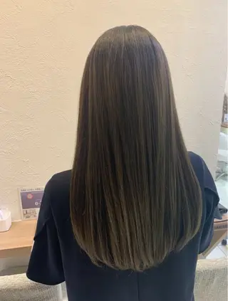 ロング カラー 髪質改善/縮毛矯正 ササキナツミのヘアスタイル