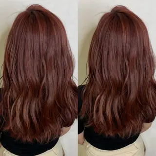 セミロング カラー パーマ ヘアアレンジ メンズ オリーブカラー 特化　　kaiのヘアスタイル