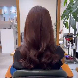 ロング Arly所属・MARU🎀髪質改善 ×コテ巻き風パーマのヘアスタイル