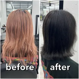 ミディアム カラー あすか JILLSTUDIOのヘアスタイル