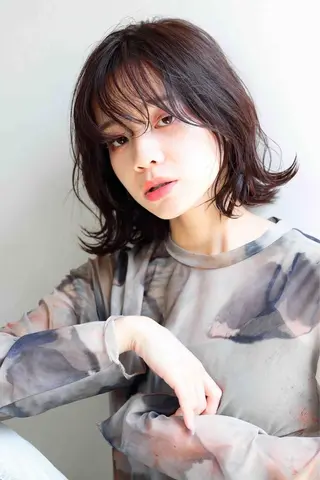 ミディアム カラー パーマ/ダブルカラー ブリーチ⭐️海斗のヘアスタイル