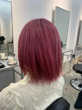 ミディアム カラー 佐久間 一稀のヘアスタイル