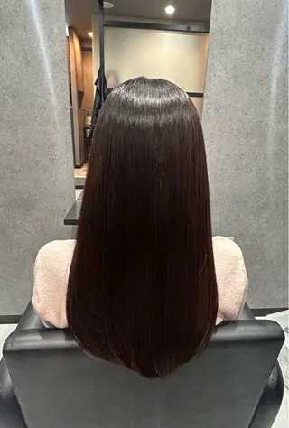 ロング カラー 佐野 彩音のヘアスタイル