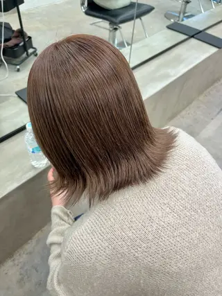 ミディアム 🌙透明感カラー ×カット リナ🌙のヘアスタイル