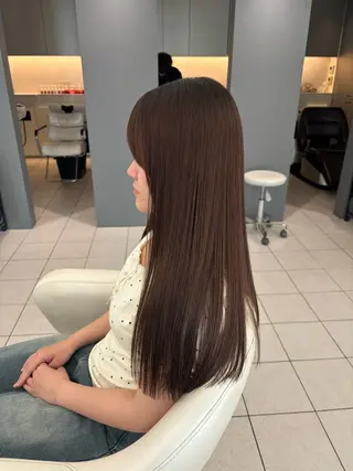 ロング ツヤカラー/ KAZAMA❤️✨のヘアスタイル