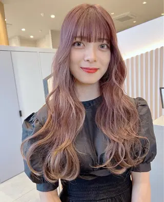 ロング カラー 艶髪/モテヘア🎀 MIHOのヘアスタイル
