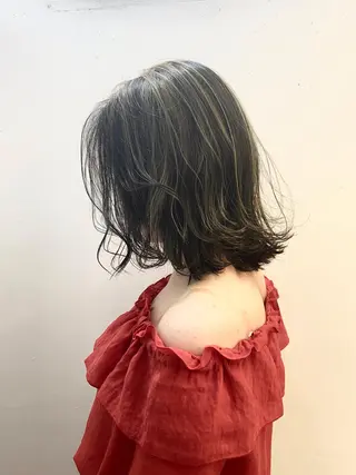 ショート カラー 艶髪カラー&ウルフ フルカワ ヒロズミのヘアスタイル