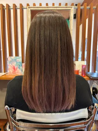 セミロング カラー peal ark いろはのヘアスタイル