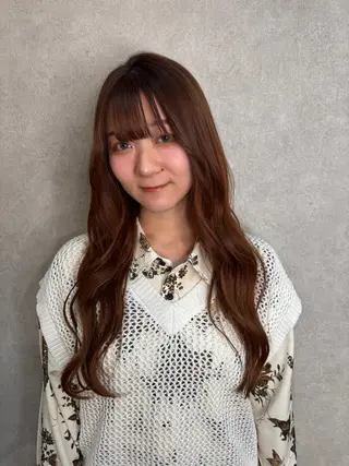 ロング カラー ar clip表参道所属・💜髪質改善/ 艶カラー/ミナ🩷のヘアスタイル