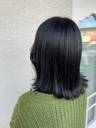 ミディアム YoLo.所属・村上 ななみのヘアスタイル