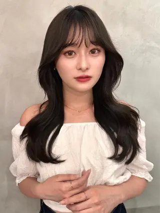 ロング カラー ヘアアレンジ 🔶似合わせセンター パート/ヤス🔶のヘアスタイル