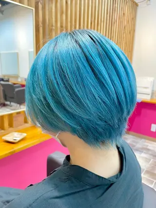 ショート SALOWIN心斎橋Suite店所属・洗っても取れない 髪質改善|OJIROのヘアスタイル