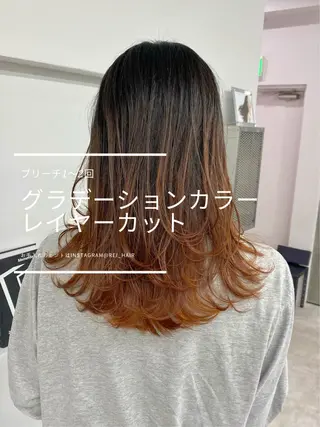 ミディアム カラー ヘアアレンジ 髪質改善【縮毛矯正】 北千住 田邉 澪のヘアスタイル