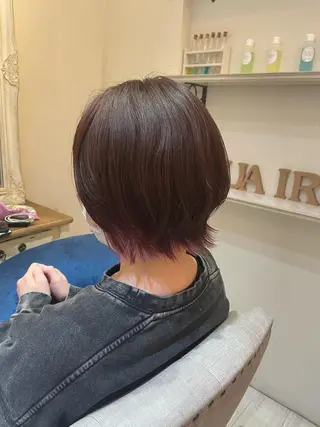 ショート カラー 池田 桃子のヘアスタイル