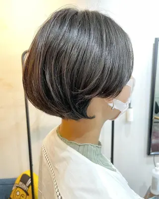 ショート カラー メンズ キッズ SUN GLOW  サングロウ所属・水素トリートメント／ 髪質改善/ナカノメのヘアスタイル