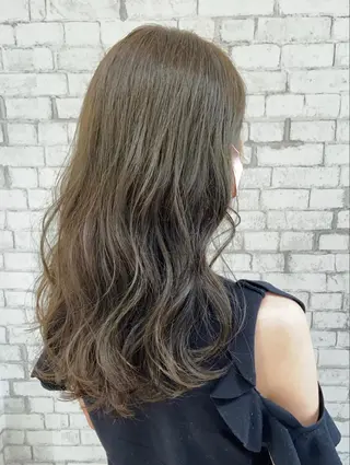 ロング カラー 透明感カラー 松田晃代のヘアスタイル