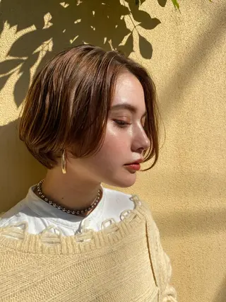 ショート カラー ✨透明感カラー✨ 🦖佐々木未来🦕のヘアスタイル