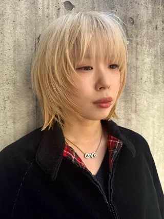 ミディアム レイヤー/ボブ/ パーマ/Rikuのヘアスタイル