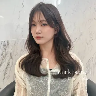 セミロング カラー ParveMix￤ 大賀さつき🍨🤍のヘアスタイル