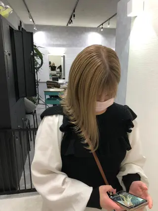 ミディアム カラー MILI HAIR所属・韓国ヘア🇰🇷 RYOTAのヘアスタイル