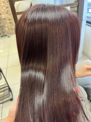 カラー 羽エクステ🩷 🤍まき🤍のヘアスタイル