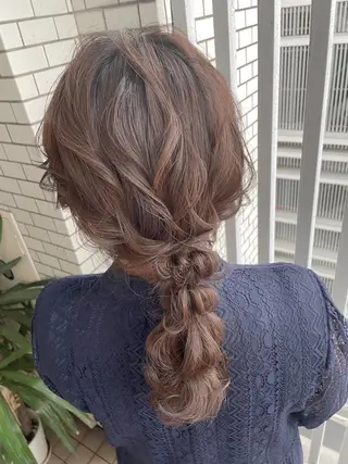 ロング ヘアアレンジ キッズ PLUS縁所属・ヘアメイク10年から 美容師💄Anriのヘアスタイル