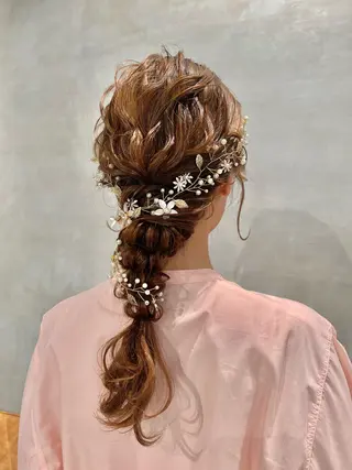 ヘアアレンジ charm《銀座》 ヘアセット/縮毛矯正のヘアスタイル