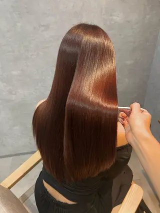 ロング カラー 中村 ひなたのヘアスタイル