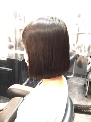 ミディアム カラー Annon プライベートサロンのヘアスタイル