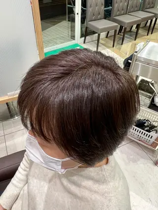 カラー 西 柚のヘアスタイル