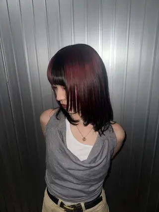 ミディアム カラー 山野愛子美容室銀座所属・銀座YUKINA🌙 カット/カラーのヘアスタイル