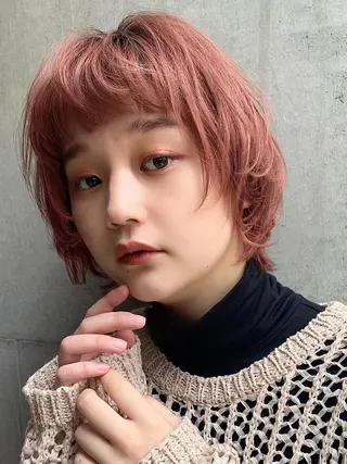 ショート カラー メンズ✨パーマ 大室雄基のヘアスタイル