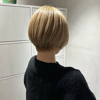 ショート カラー 髪質改善 イオリのヘアスタイル