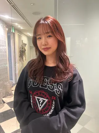 ロング 大谷美佳/レイヤー カット/ツヤ髪のヘアスタイル