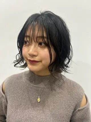 ミディアム 🎀大竹美侑／顔まわ りカット／レイヤーのヘアスタイル