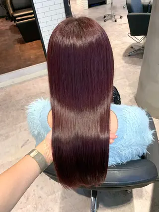 ロング 🎀韓国風顔周り× 透明感/梅田/アリサのヘアスタイル