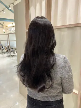 ロング カラー 加藤 風花のヘアスタイル