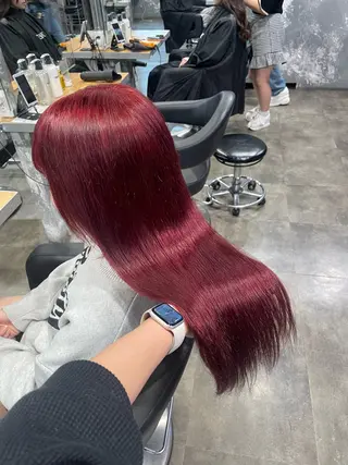 ロング カラー ハイトーン 横浜💞ミオのヘアスタイル