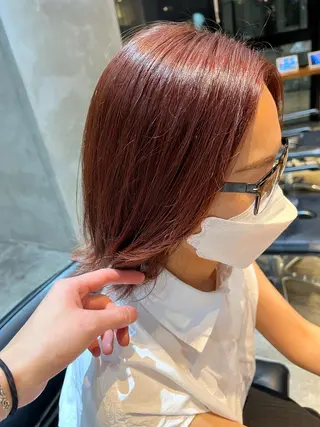 ミディアム 韓国レイヤー🇰🇷 韓国研修◎渋谷カイトのヘアスタイル