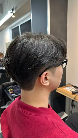 メンズ 律喜/パーマ /メンズ/フェードのヘアスタイル