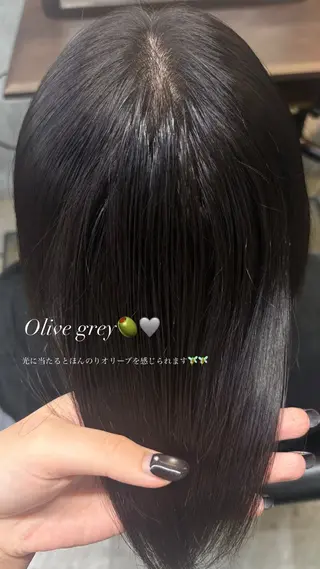 ミディアム カラー 川南 花恋のヘアスタイル