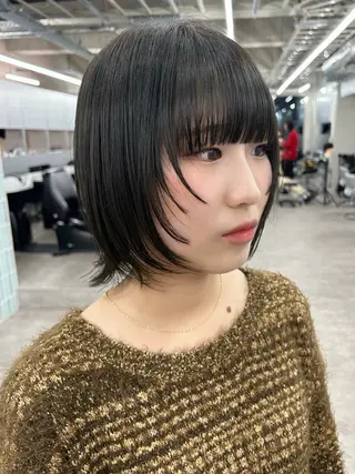 ミディアム arte MAYU カットモデル募集のヘアスタイル