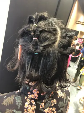 ヘアアレンジ GLROW haruhiのヘアスタイル