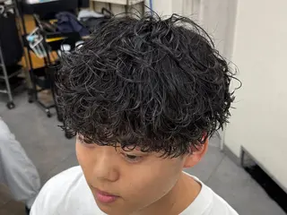 メンズ パーマ／京都駅 ／メンズ/藤井　翔のヘアスタイル