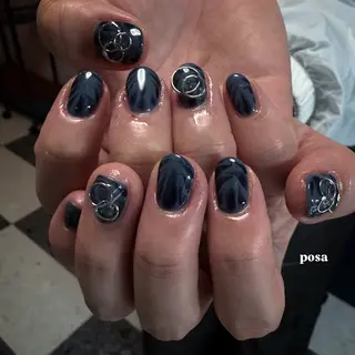 ネイル posa nail モエミのネイルデザイン