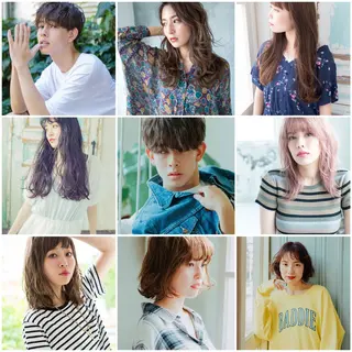 ミディアム SHINY シャイニー千住大橋のヘアスタイル