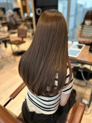 ロング カラー 【1日2名様限定】 AFLOAT白川雄副のヘアスタイル