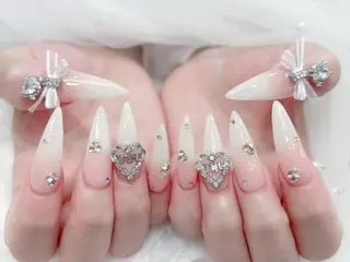 ネイル MoMoA Nail ネイル長さ出し専門店のネイルデザイン