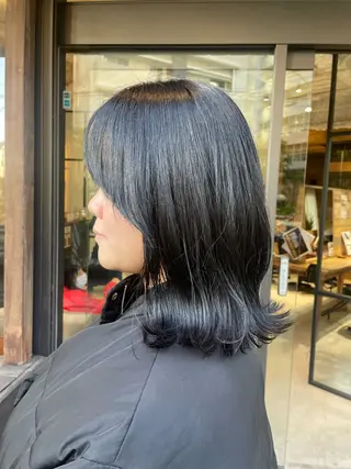 ミディアム diar平塚所属・倉川 結花のヘアスタイル