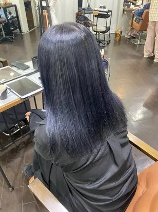 セミロング カラー ヘアアレンジ 🍒ᩚ名駅/艶髪 縮毛矯正/あゆ🍒ᩚのヘアスタイル